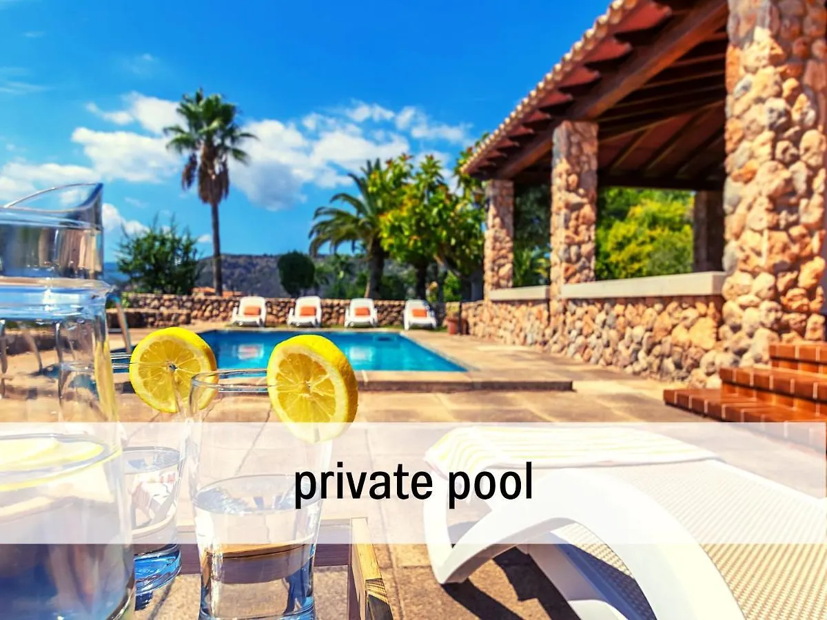 Finca Feliz Mallorca - fantastischer Blick aufs Meer und Palma Bunyola Spanien