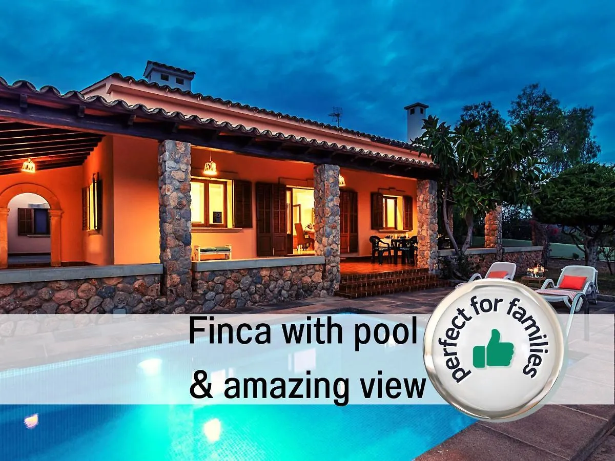 Finca Feliz Mallorca - fantastischer Blick aufs Meer und Palma Bunyola